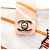 Bolsa de Ombro Chanel Beige CC em Lona Matelassada Estampada e Lantejoulas Arc De Triomphe Bege - vista 5