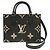 Louis Vuitton Black Bicolor Monogram Empreinte Giant Onthego PM Nero