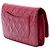 Wallet On Chain Portafoglio con catena Chanel Red Quilted Patent Reissue 2.55 Rosso - vista 2