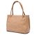 Tote Chanel en agneau beige avec triple CC - vue 2