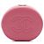 Vanity Necessaire Chanel Mini CC em lambskin matelassê rosa com alça de pérolas e corrente - vista 3