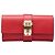 Clutch Medor 23 in Tadelakt rosso Hermès