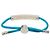 Bracciale LV Space in nylon blu e ottone Louis Vuitton - vista 3