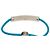 Bracciale LV Space in nylon blu e ottone Louis Vuitton - vista 4