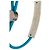Bracciale LV Space in nylon blu e ottone Louis Vuitton - vista 6