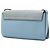 Chloé Faye Crossbody in scamosciato e pelle di vitello blu, piccola Blu chiaro - vista 2