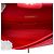Chanel Red Medium Classic Lambskin Double Flap Rosso - vista 4