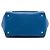 Tote convertibile con tasca frontale in Vitello Daino blu Prada - vista 3