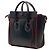 Céline Borsa Tote Luggage in pelle di vitello liscia bicolore blu Nano di Celine - vista 2