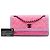 Chanel Pink CC Tweed Trapuntato con patta a soffietto Rosa - vista 7