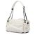 Borsa a tracolla a soffietto Chanel White Chocolate Bar Lambskin LAX Bianco Crudo - vista 2