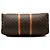 Louis Vuitton Marrone Monogram Keepall Bandouliere 55 - vista 3
