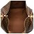 Louis Vuitton Marrone Monogram Keepall Bandouliere 55 - vista 4