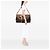 Louis Vuitton Marrone Monogram Keepall Bandouliere 55 - vista 7