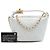 Chanel White Small Quilted Lambskin Perfect Meeting Hobo Bianco - vista 7