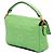 Bolso Baguette Fendi Verde en cuero con relieve Mini Zucca Verde claro - vista 2