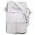 Borsa a secchiello Bottega Veneta White Mini Nappa Maxi Intrecciato Cassette Bianco Bianco sporco