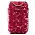 Portatitolo con catena in tweed rosa Chanel
