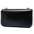 Céline Celine Claude Chain Schultertasche aus schwarzem glänzendem Kalbsleder - Ansicht 2