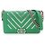 Bolso de Hombro Chanel Boy Chain Verde