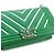 Bolso de Hombro Chanel Boy Chain Verde - vista 9