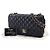 Timeless Borsa a Spalla Chanel Matelasse 25 Chain Blu navy - Ansicht 2