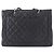 Borsa Tote Chanel Matelasse Grand Chain Nero - vista 3