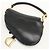 Christian Dior Schultertasche aus schwarzem Kalbsleder - Ansicht 2