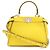Borsa Fendi 2WAY Peekaboo Mini Giallo