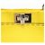 Borsa Fendi 2WAY Peekaboo Mini Giallo - vista 5