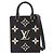 Borsa Louis Vuitton Petite Sac Plat Nero Beige