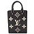 Borsa Louis Vuitton Petite Sac Plat Nero Beige - vista 2