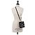 Borsa Louis Vuitton Petite Sac Plat Nero Beige - vista 9