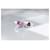 Chaumet Attrape-moi Ring Au750 (18K) White Gold (WG) with Diamond, Pink Tourmaline, Amethyst, and Garnet; Size US 5 1/4 / EU 503.4g (S0013) Silvery Red Purple  - view 2