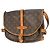 Louis Vuitton Saumur Monogram 30 Castaño - vista 2