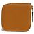 Monedero compacto Hermès Azap Mini Castaño Marrón claro