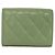 Chanel Classic Small Flap Tri-fold Wallet Light green - view 3