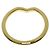 Anel V-Band Tiffany & Co. em ouro amarelo 18K - vista 4