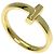 Tiffany T Anello T One Narrow Band di Tiffany & Co. in oro giallo 18K