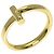 Tiffany T Anello T One Narrow Band di Tiffany & Co. in oro giallo 18K - vista 2