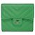 Cartera tríptico Chanel Classic Small Flap Verde claro