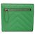 Cartera tríptico Chanel Classic Small Flap Verde claro - vista 3