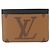 Tarjetero Monogram Reverse Louis Vuitton Castaño Negro Monograma