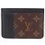 Tarjetero Monogram Reverse Louis Vuitton Castaño Negro Monograma - vista 3