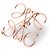 Spilla Anagramma Loewe in Oro Rosa D'oro - vista 2