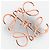 Spilla Anagramma Loewe in Oro Rosa D'oro - vista 5