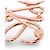 Spilla Anagramma Loewe in Oro Rosa D'oro - vista 8