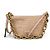 Bolsa Miu Miu em pele de vitelo com estampa de crocodilo e corrente dourada - vista 9
