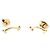 Tiffany & Co. Orecchini T Smile Mini Oro Giallo D'oro