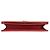 Clutch Gucci GG Marmont Chain Logo in pelle di vitello Rosso - vista 12